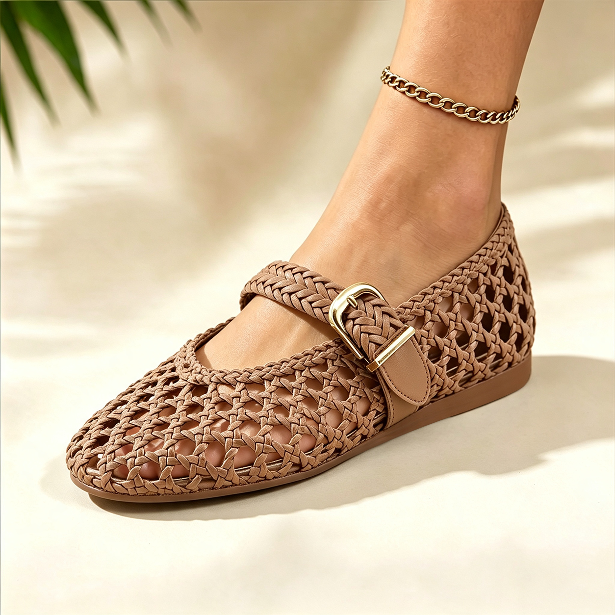 💖 LETZTER TAG: 80 % RABATT ⭐  Französische Flechtschuhe für Damen⭐ – Leichte & stilvolle Schuhe für den Sommer
