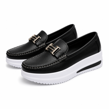🏆 𝐋𝐄𝐓𝐙𝐓𝐄𝐑 𝐓𝐀𝐆: 𝟖𝟎 % 𝐑𝐀𝐁𝐀𝐓𝐓 🏆 Damen Loafer-Sneaker mit Plateausohle – Bequeme Slip-on Schuhe für Alltag, Büro & Freizeit