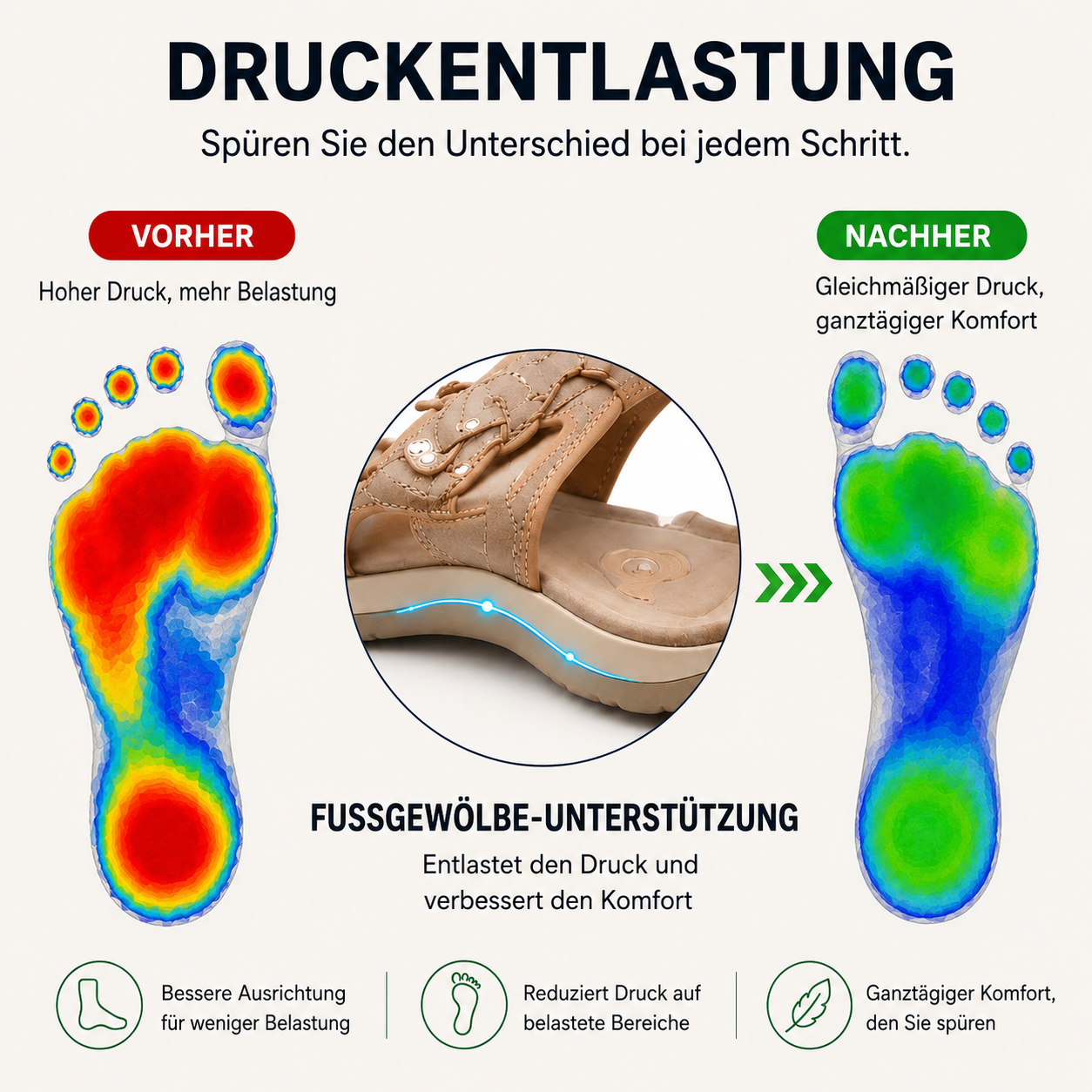 🏆 Bestseller 2026 – Die beliebtesten ultra-bequemen und verstellbaren Sandalen mit Fußgewölbestütze für Damen ☁️💆‍♀️