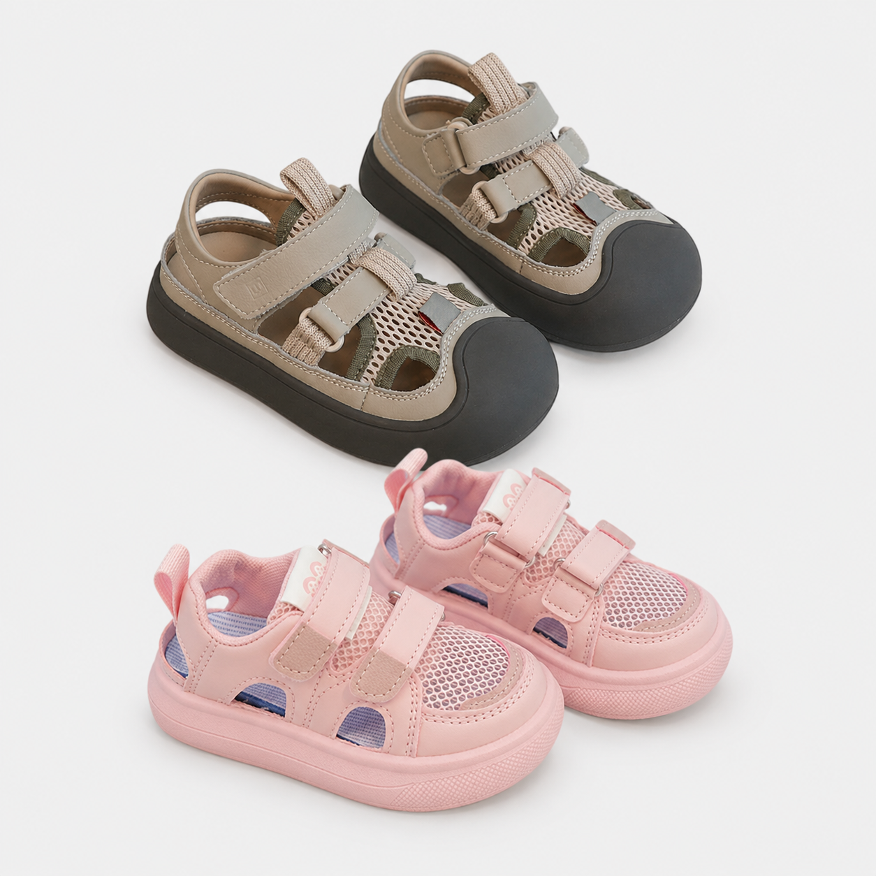 🔥 Barefoot Children's Closed Toe Breathable Summer Shoes with Scratch, Wide Toe and Zero Drop Sandals