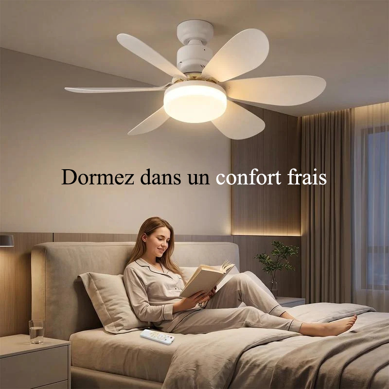 ❄️ 2-in-1 E27 Ventilatorlampe mit LED-Licht & Fernbedienung – ohne Bohren, ideal für Mietwohnungen & heiße Räume
