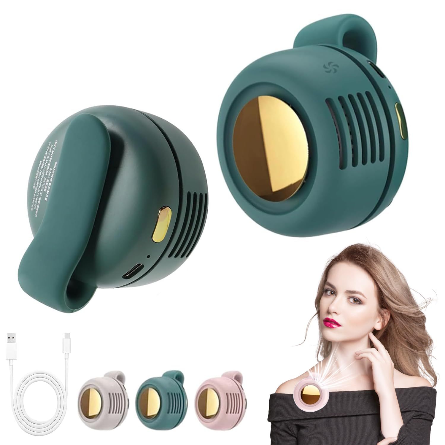✨360° Rotatable Portable Mini Clip-on Fan