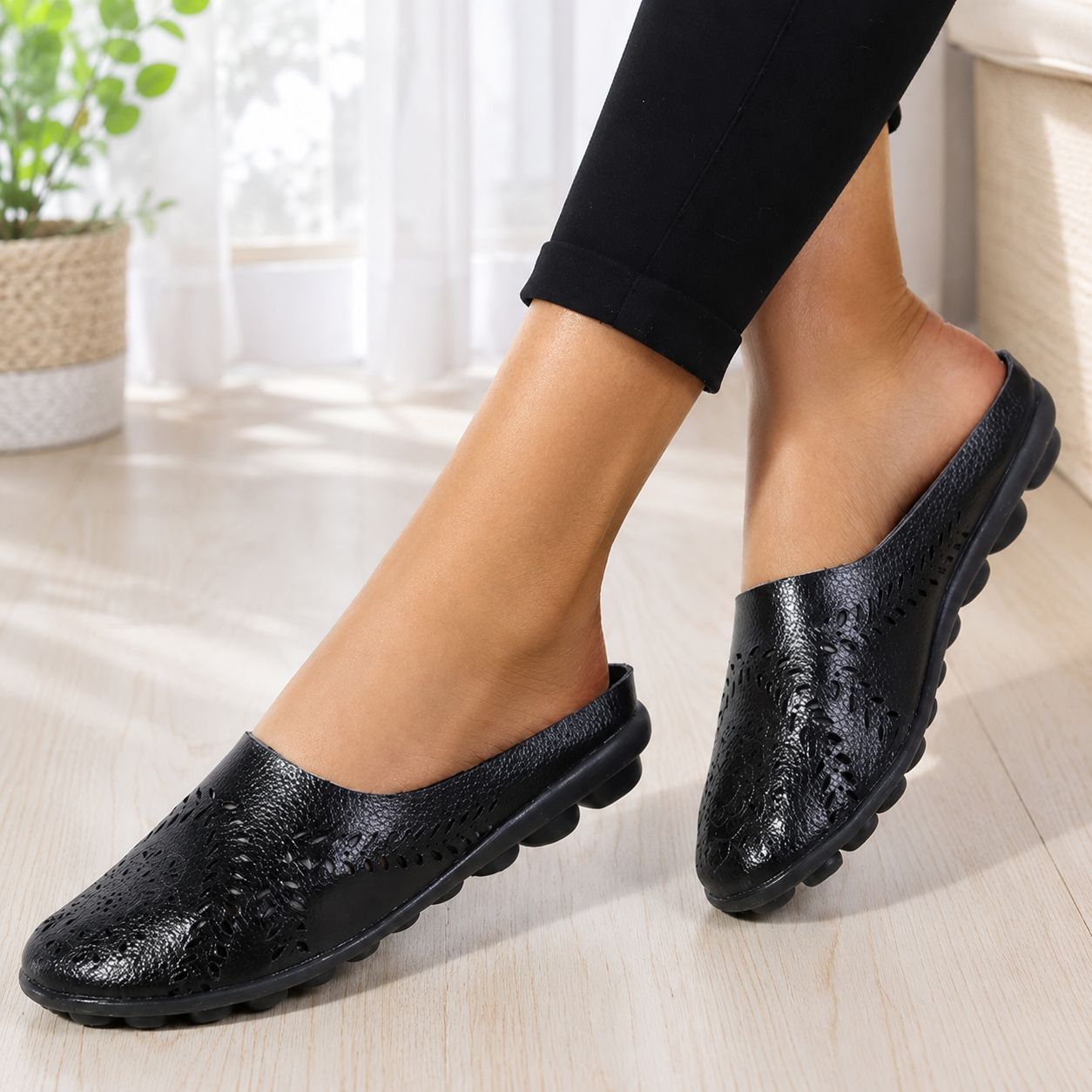 🏆 LETZTER TAG SALE – 80 % RABATT-Casual Stride Harmony – Atmungsaktive Komfort-Pantoletten für Damen