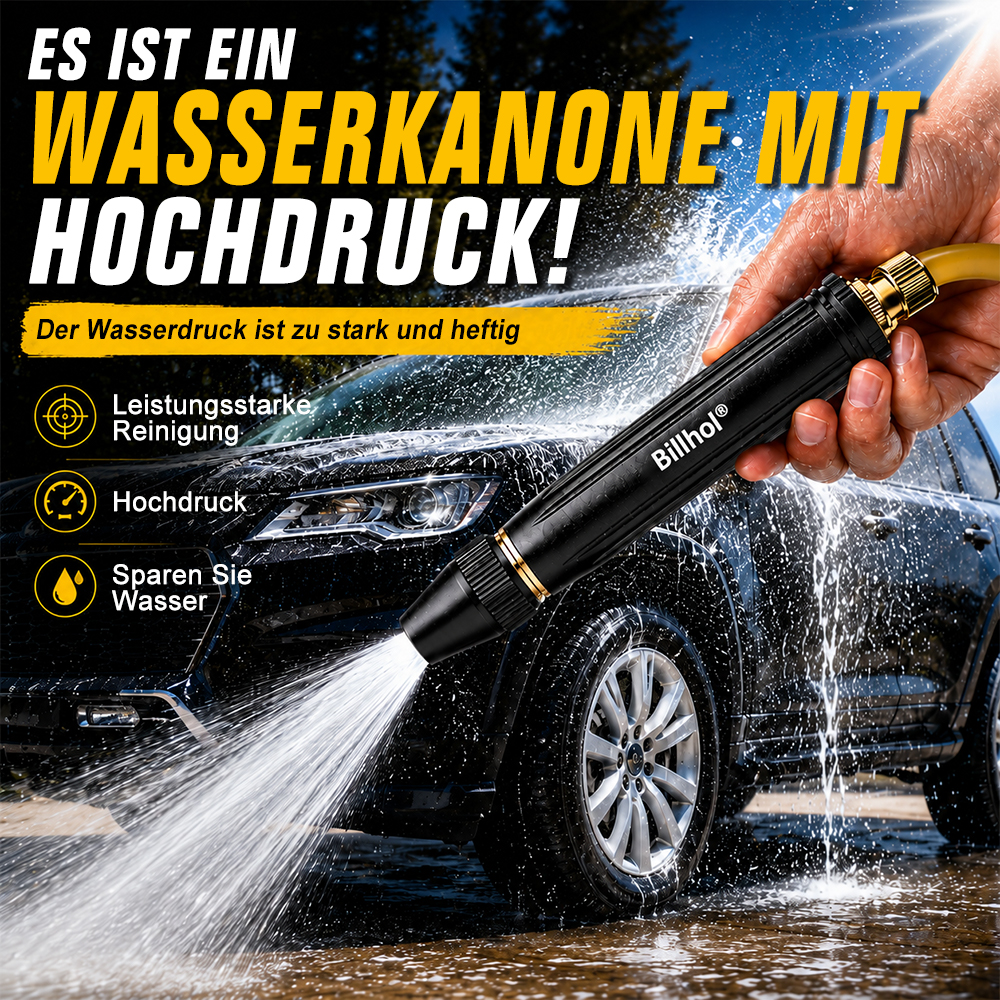 🔥 Letzter Tag: 80 % Rabatt! 🏆 Hochdruck-Wasserpistole für Haus & Auto – ideal zum Autowaschen sowie zur Bewässerung von Pflanzen und Gemüse👍💦