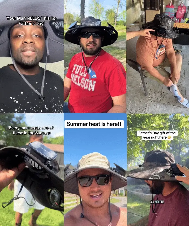 Lorvryssa 🎁 Solar Cooling Fan Hat 🌞