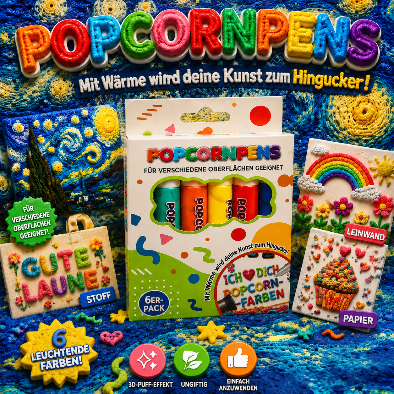👑 Nur heute: 80 % Rabatt🎠 | IEY® 3D-Relief-Kunststift – Erwecke deine Zeichnungen zum Leben! 🪄🎨