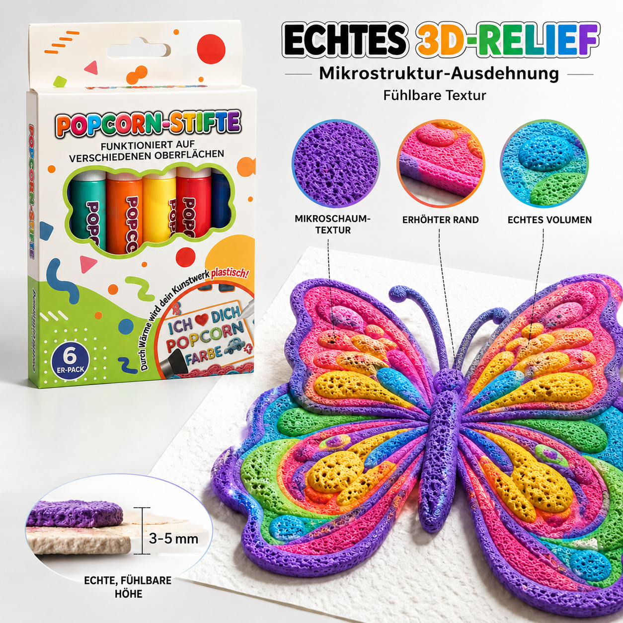 👑 Nur heute: 80 % Rabatt🎠 | IEY® 3D-Relief-Kunststift – Erwecke deine Zeichnungen zum Leben! 🪄🎨