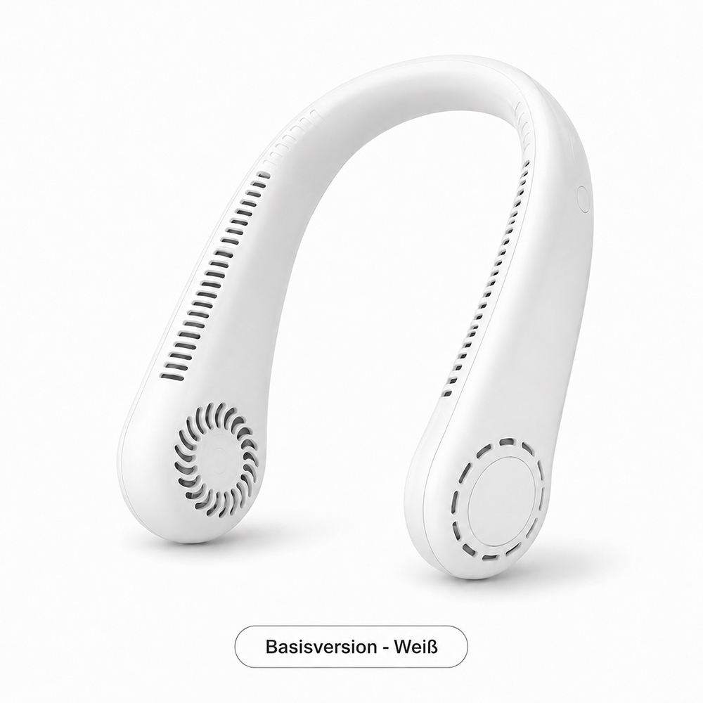 2026 Verbesserter Nackenventilator – Ultra-leise, freihändig tragbar & 360° verstellbar