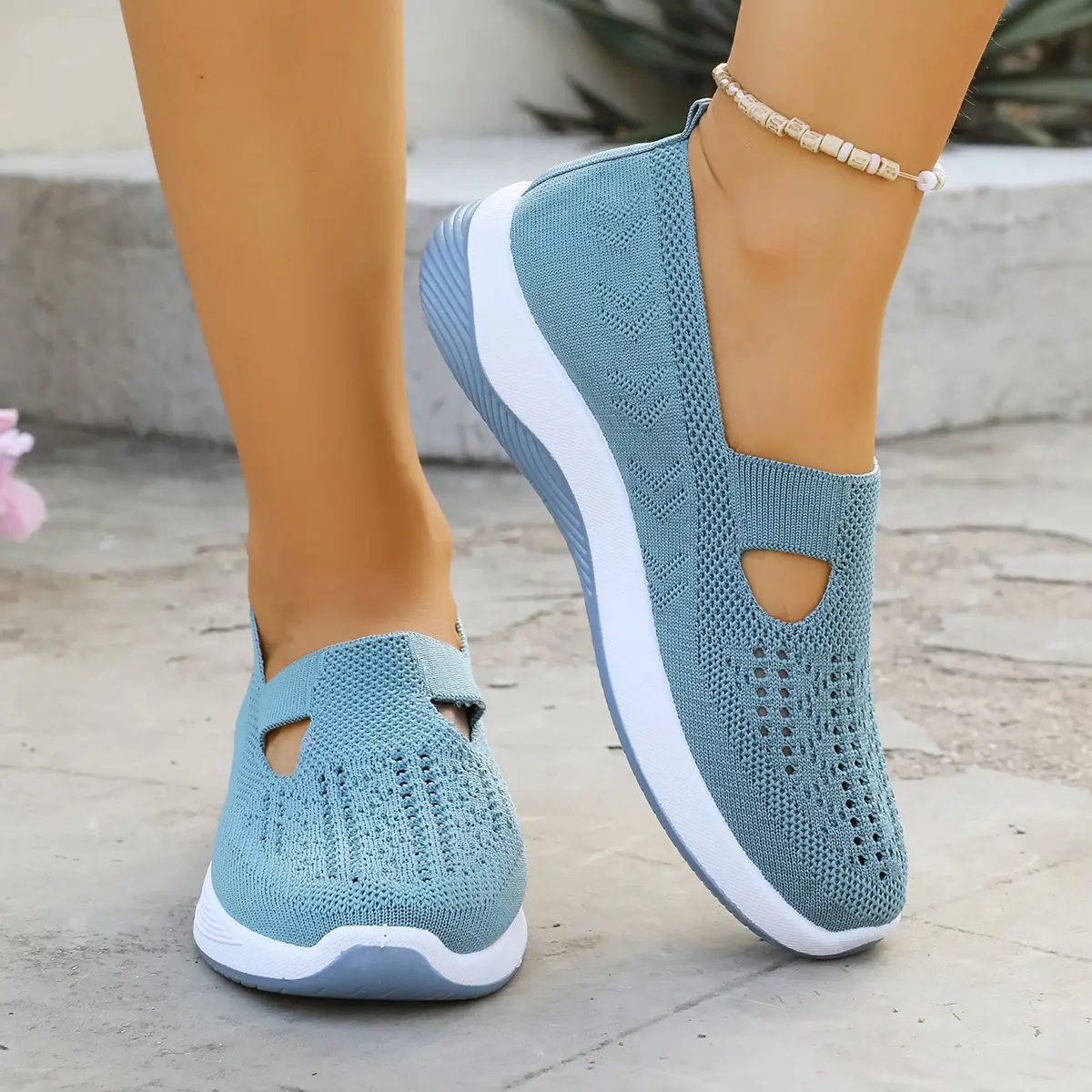 Atmungsaktive Komfort-Sneaker für Damen – leicht & bequem zum Hineinschlüpfen