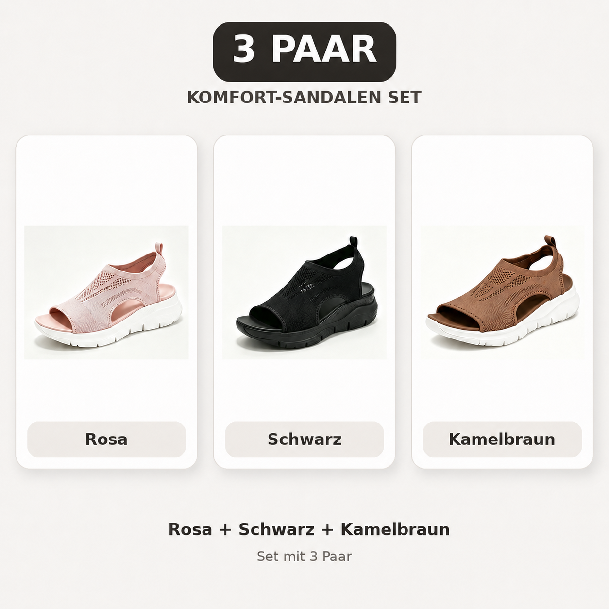 🔥 LETZTER TAG – 80 % RABATT ✨ Schmerzlindernde orthopädische Komfortsandalen für Damen