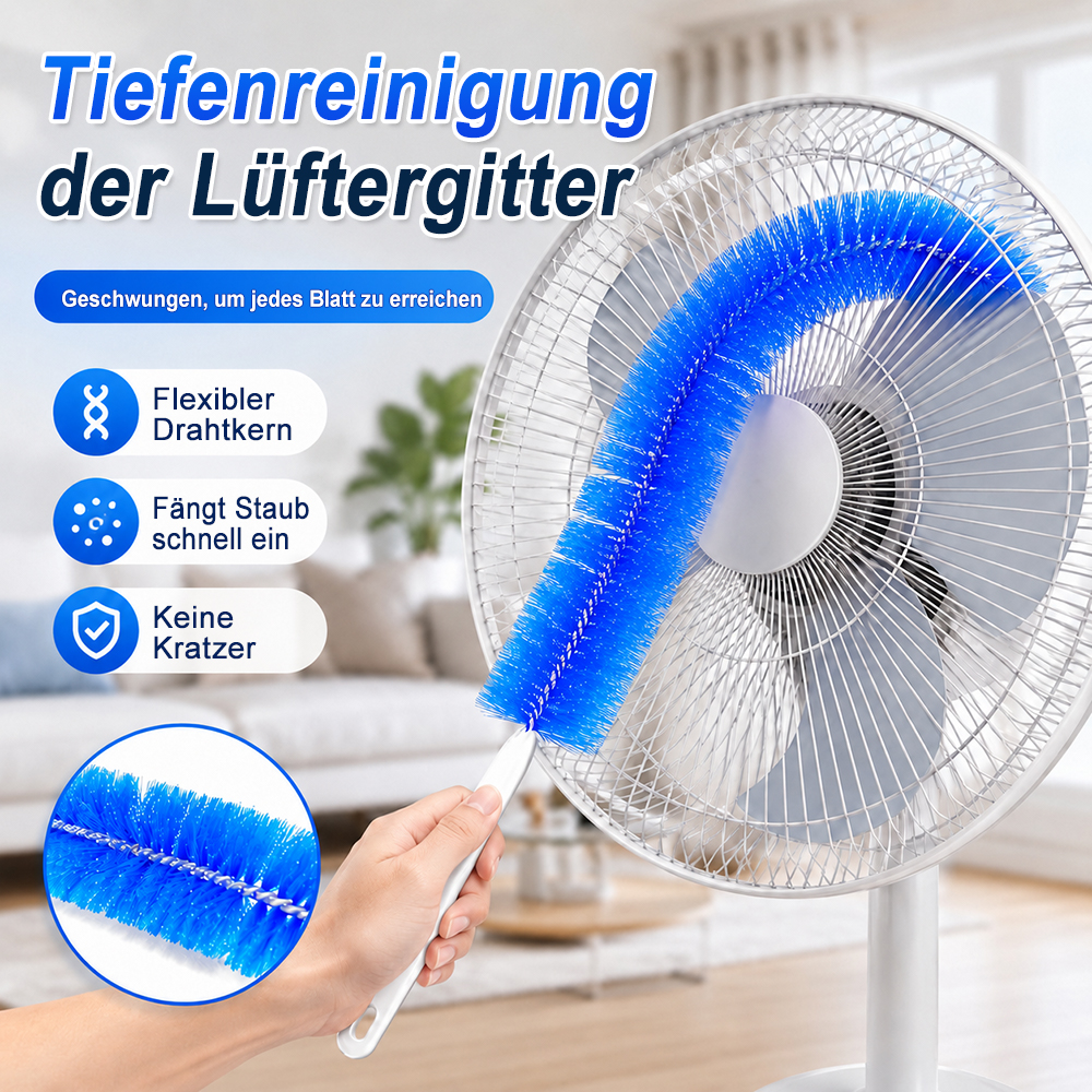 Flexibler Mikrofaser-Staubwedel – wiederverwendbar, waschbar & ideal für schwer erreichbare Stellen