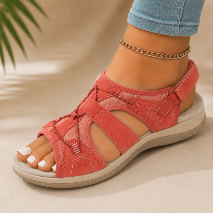 🎁 Letzter Tag: 80 % RABATT 🎁Bestseller 2026 – Die beliebtesten ultra-bequemen und verstellbaren Sandalen mit Fußgewölbestütze für Damen ☁️