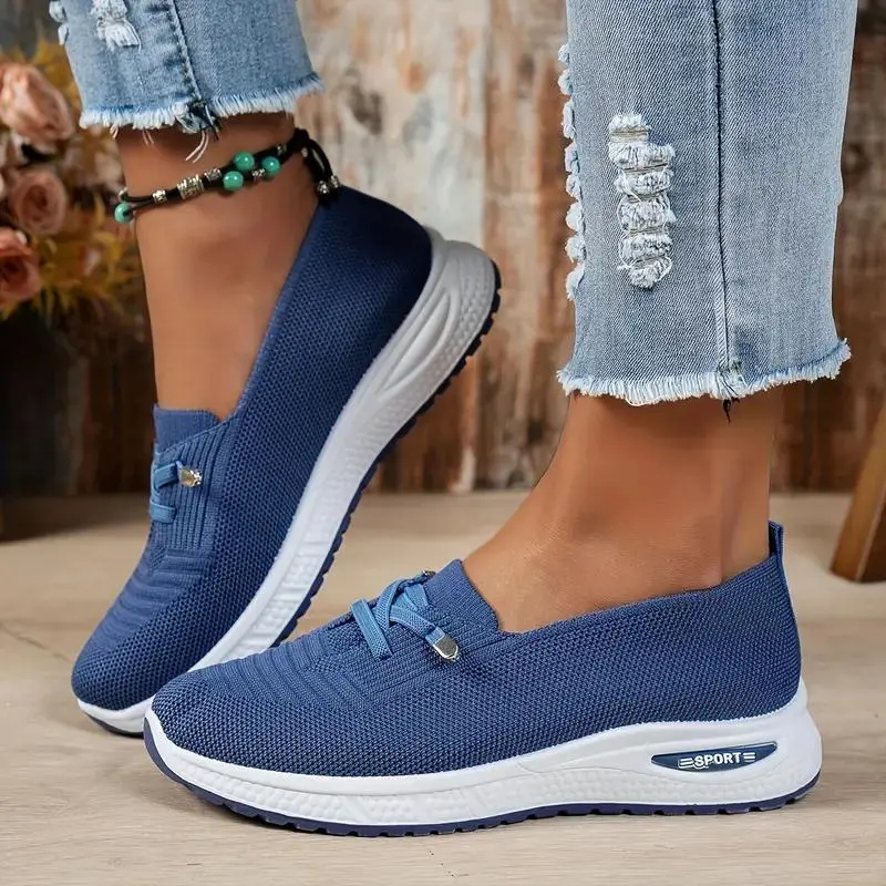 👟( 𝐋𝐄𝐓𝐙𝐓𝐄𝐑 𝐓𝐀𝐆: 𝟖𝟎 % 𝐑𝐀𝐁𝐀𝐓𝐓 )Damen Slip-On Sneaker aus Strickmaterial