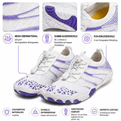 ❤️ Unisex Barfuß-Wasserschuhe – Atmungsaktiv, wasserfest & sandabweisend | Leichte Aqua-Schuhe mit Memory-Foam-Komfort und schnelltrocknendem Design