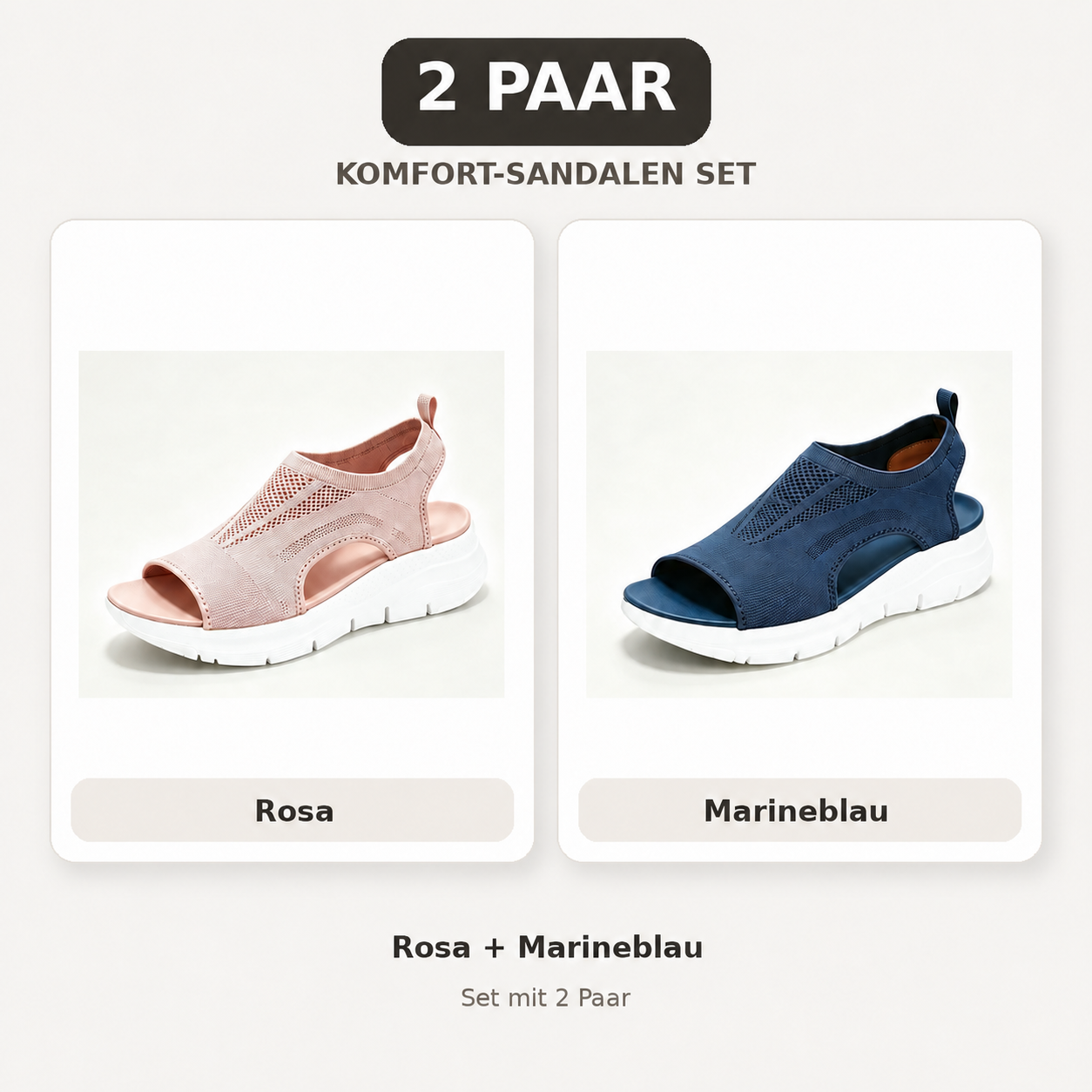 🔥 LETZTER TAG – 80 % RABATT ✨ Schmerzlindernde orthopädische Komfortsandalen für Damen
