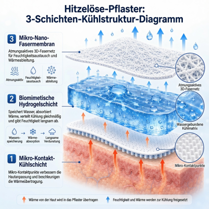  👑Letzter Tag 80% RABATT丨Purelora® Kühlpad – Fortschrittliches 8H-Kühlpflaster für Nacken & Körper ❄️Sommer-Sale🔥