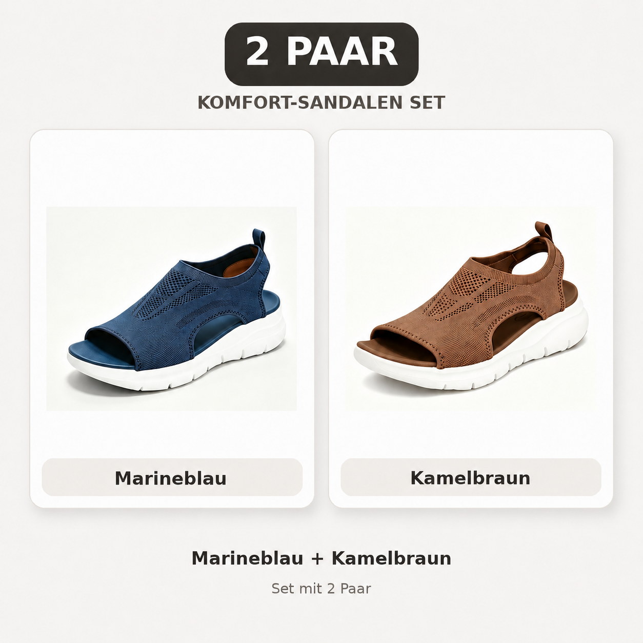 🔥 LETZTER TAG – 80 % RABATT ✨ Schmerzlindernde orthopädische Komfortsandalen für Damen