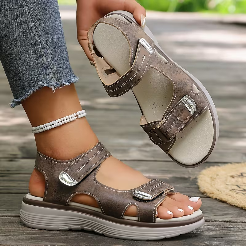 👑 LETZTE CHANCE: 80 % RABATT - 🔥 Damen Komfort-Sandalen mit verstellbaren Riemen