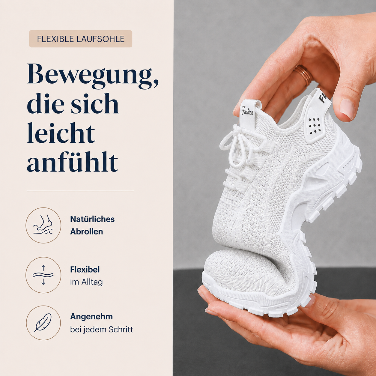 Flexible Laufsohle