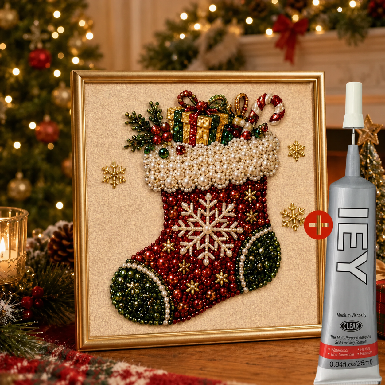 🎄 Nur für kurze Zeit: Entspannendes DIY-Perlenkunst-Set für Weihnachten – perfekt für Anfänger & eine kreative Geschenkidee! 🎨💎
