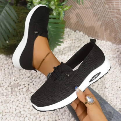 👟( 𝐋𝐄𝐓𝐙𝐓𝐄𝐑 𝐓𝐀𝐆: 𝟖𝟎 % 𝐑𝐀𝐁𝐀𝐓𝐓 )Damen Slip-On Sneaker aus Strickmaterial