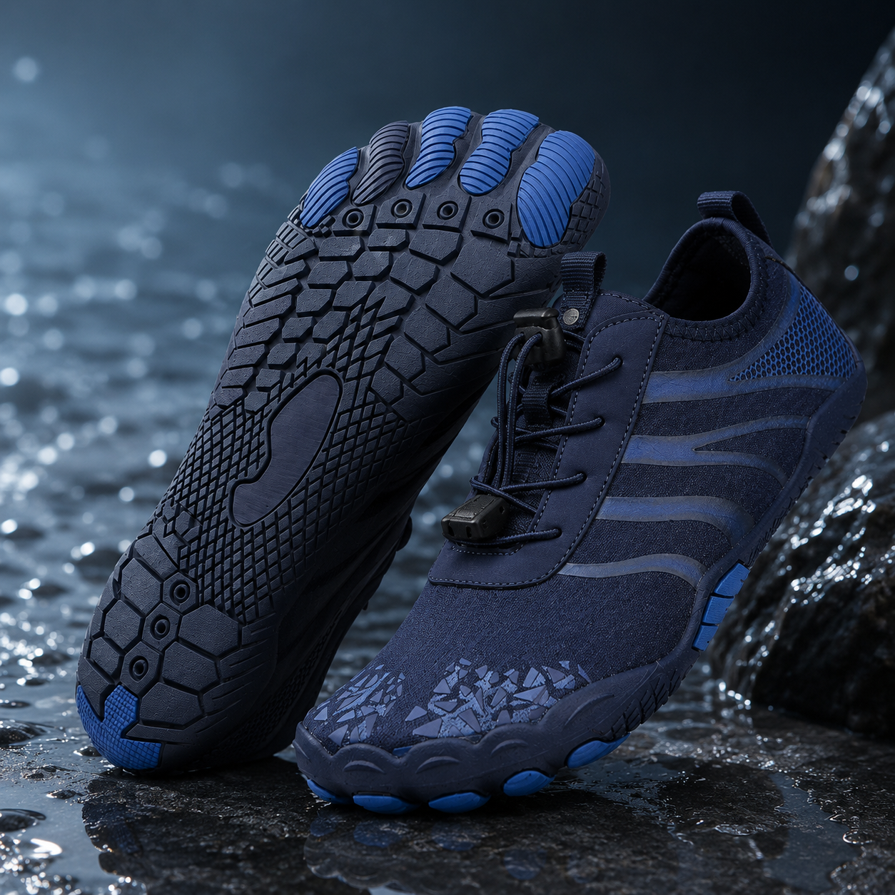 ❤️ Unisex Barfuß-Wasserschuhe – Atmungsaktiv, wasserfest & sandabweisend | Leichte Aqua-Schuhe mit Memory-Foam-Komfort und schnelltrocknendem Design