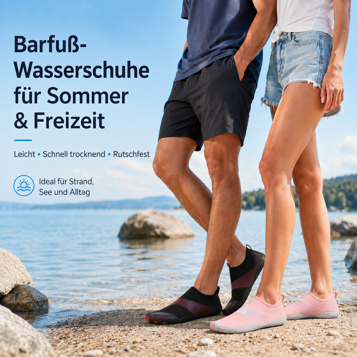 🌊 Chaussures Aquatiques Barefoot La liberté du pied nu, la protection en plus