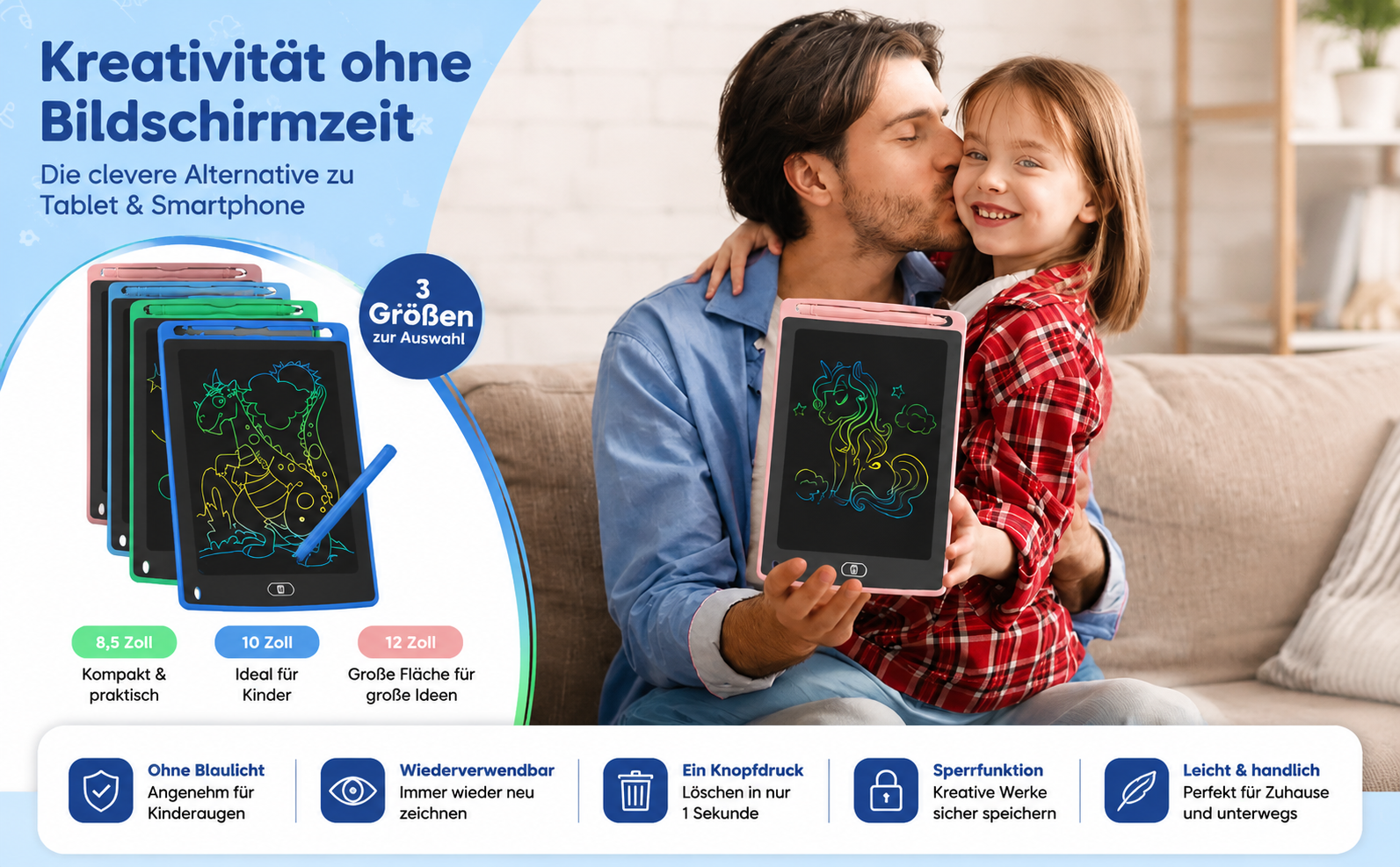 Tablette magique LCD pour enfants