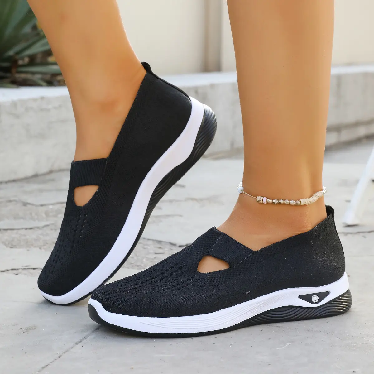 Atmungsaktive Komfort-Sneaker für Damen – leicht & bequem zum Hineinschlüpfen