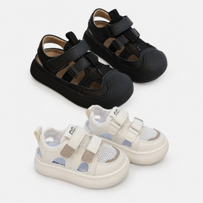 🔥 Barefoot Children's Closed Toe Breathable Summer Shoes with Scratch, Wide Toe and Zero Drop Sandals