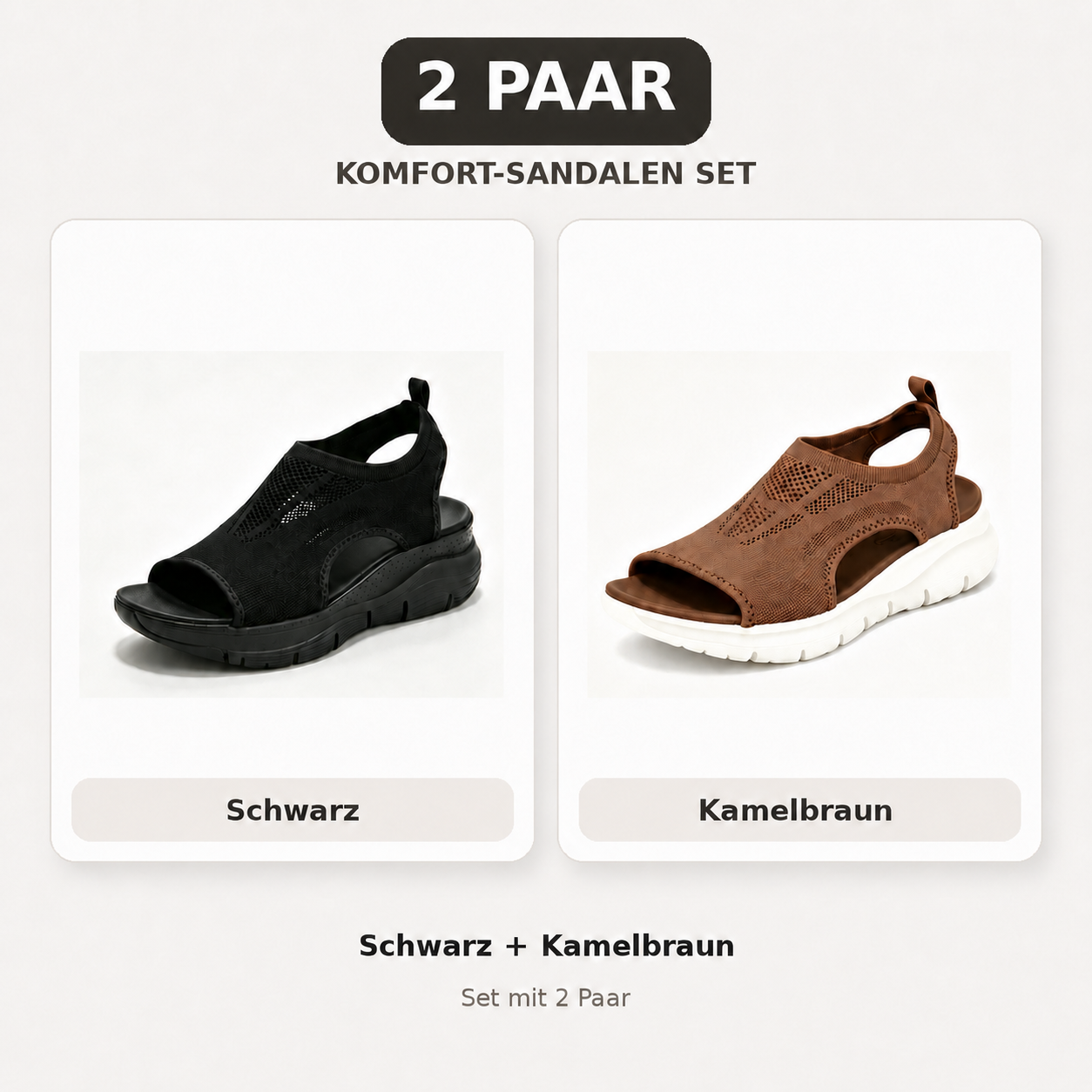 🔥 LETZTER TAG – 80 % RABATT ✨ Schmerzlindernde orthopädische Komfortsandalen für Damen