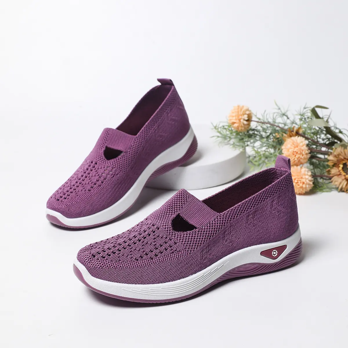 Atmungsaktive Komfort-Sneaker für Damen – leicht & bequem zum Hineinschlüpfen