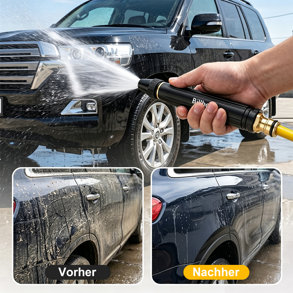 🔥 Letzter Tag: 80 % Rabatt! 🏆 Hochdruck-Wasserpistole für Haus & Auto – ideal zum Autowaschen sowie zur Bewässerung von Pflanzen und Gemüse👍💦
