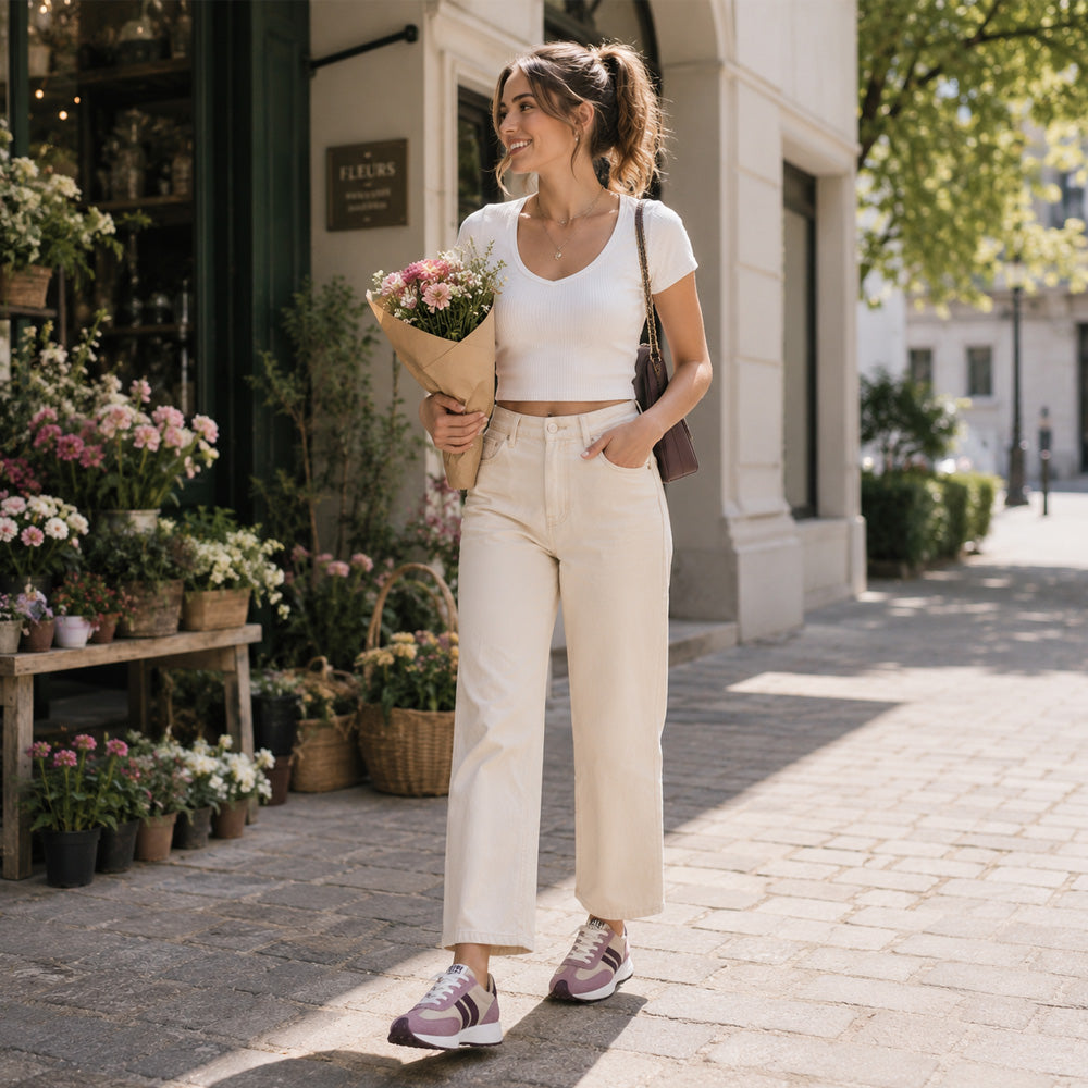 Retro-Sneaker für Alltag und Spaziergänge