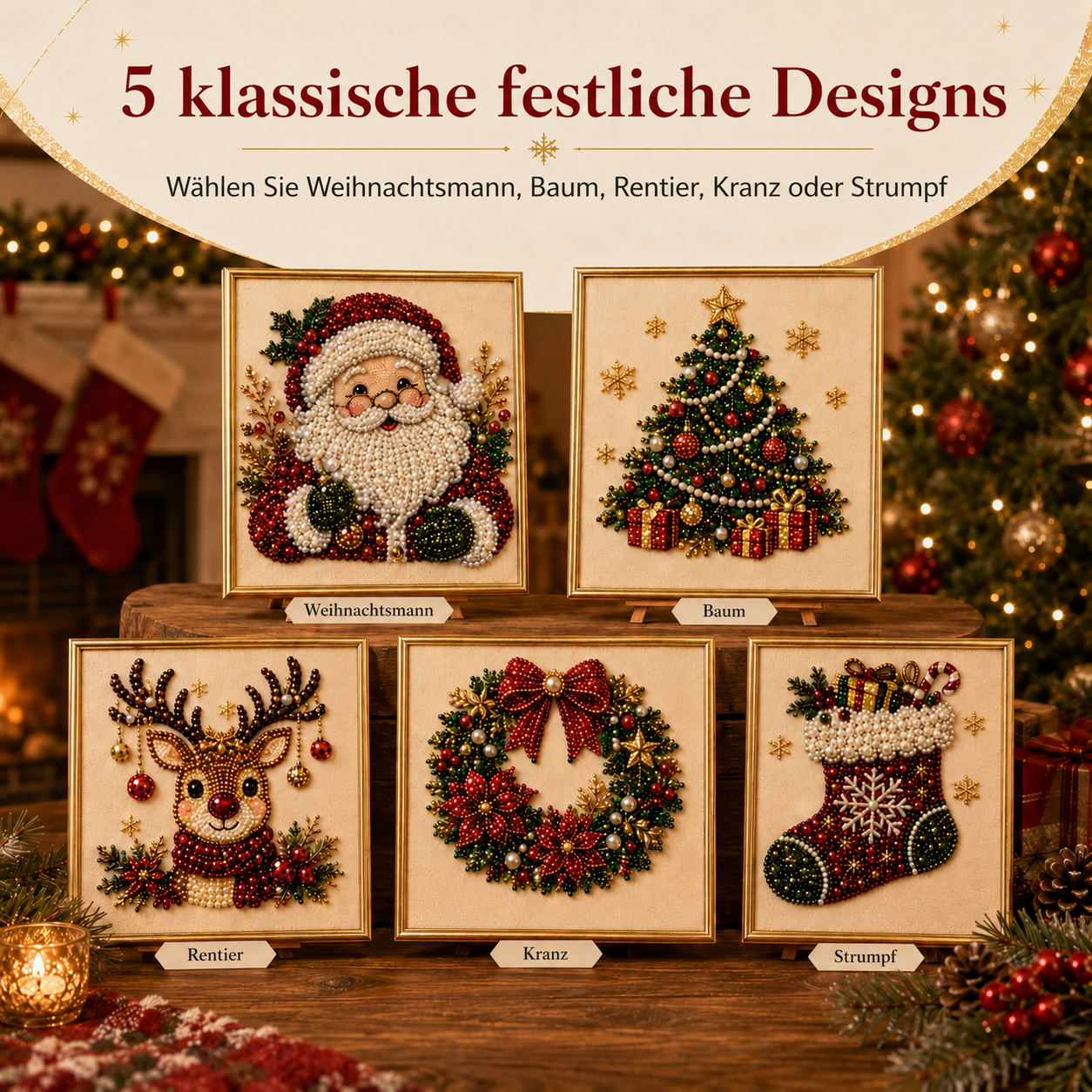 🎄 Nur für kurze Zeit: Entspannendes DIY-Perlenkunst-Set für Weihnachten – perfekt für Anfänger & eine kreative Geschenkidee! 🎨💎