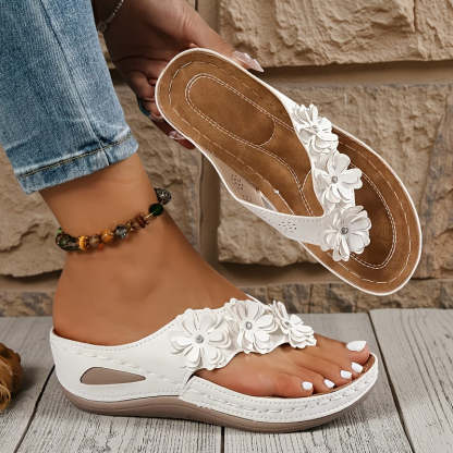 ✨Women's orthopedic flip-flops, suitable for all seasons, comfortable and breathable.