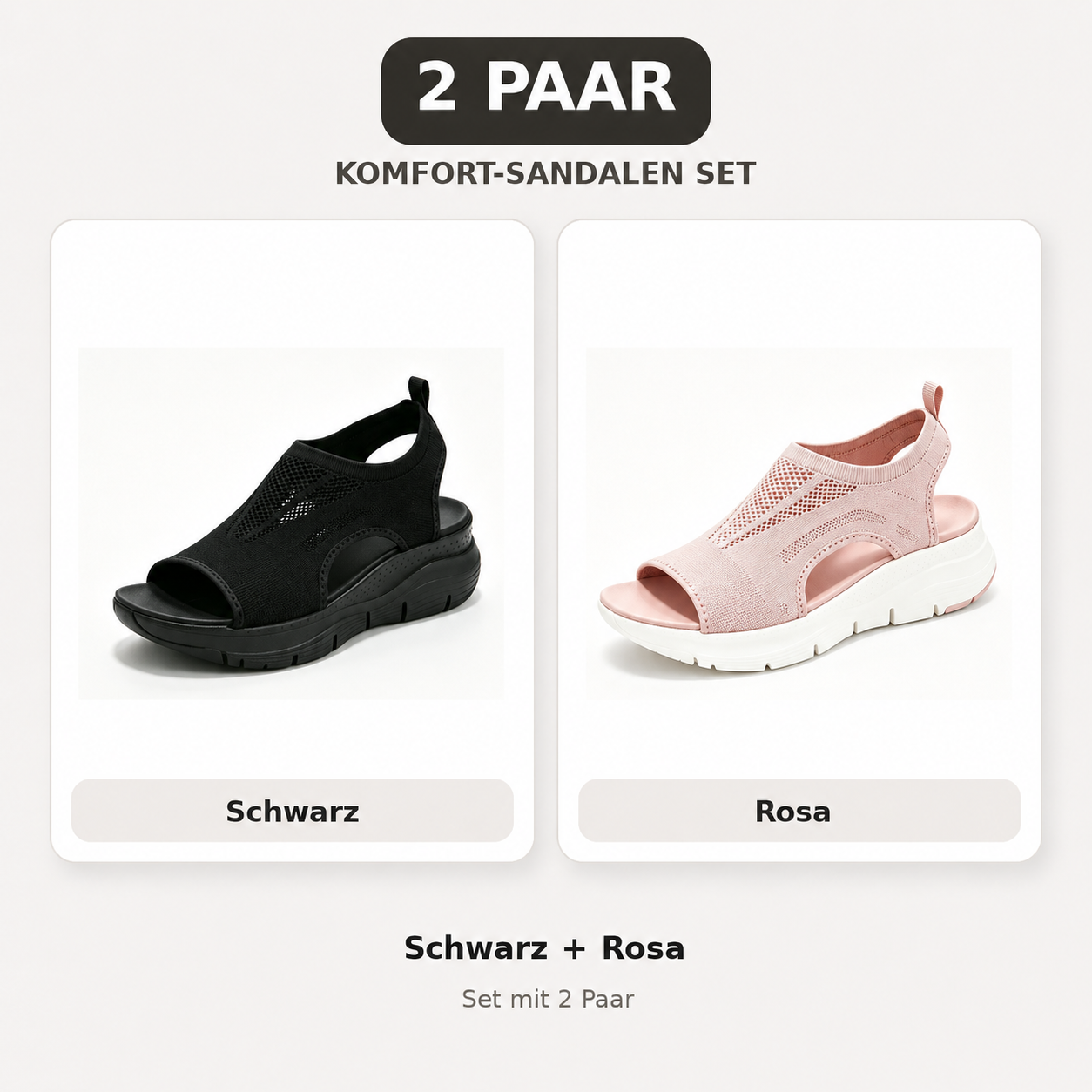 🔥 LETZTER TAG – 80 % RABATT ✨ Schmerzlindernde orthopädische Komfortsandalen für Damen