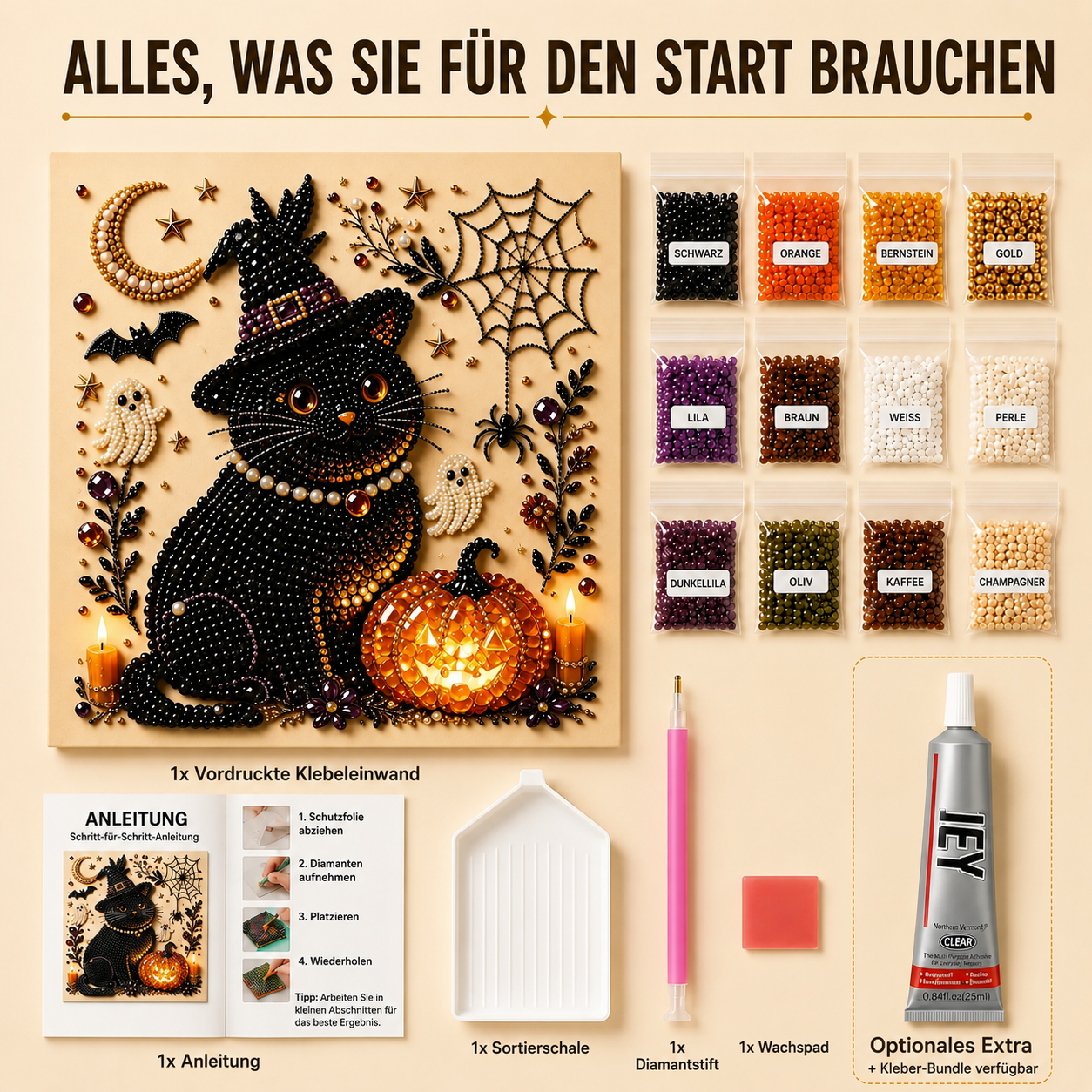 🎄 Nur für kurze Zeit: Entspannendes DIY-Perlenkunst-Set für Weihnachten – perfekt für Anfänger & eine kreative Geschenkidee! 🎨💎