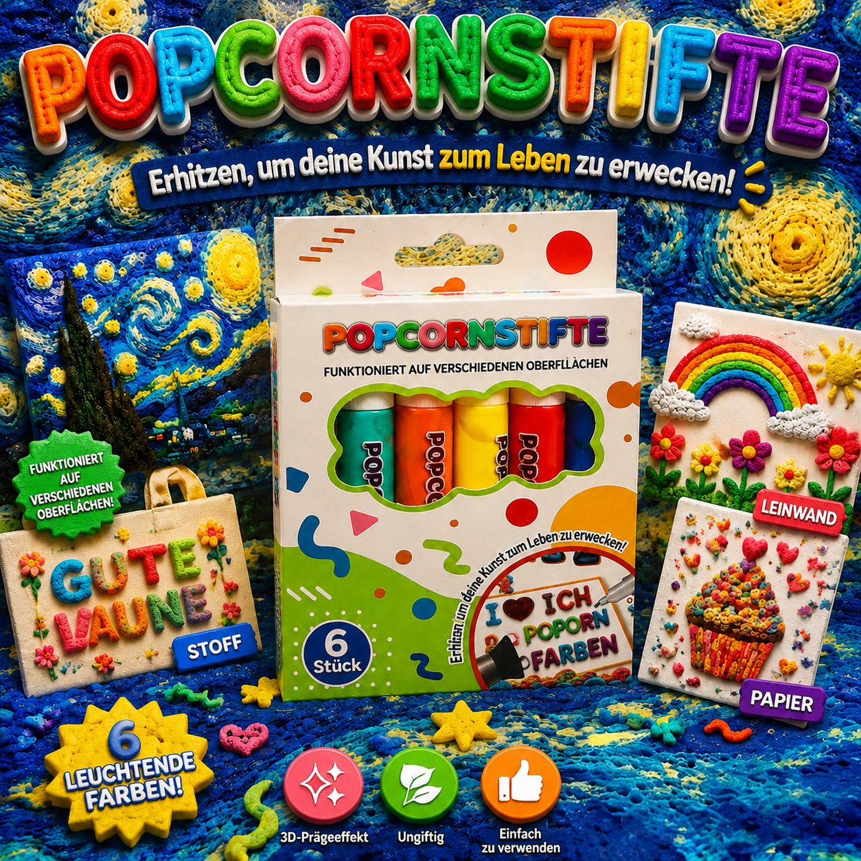 👑 Sichern Sie sich 70 % Rabatt bei einer Bestellung noch heute! |🔥 IEY® 3D Relief Art Pen – Verwandeln Sie flache Zeichnungen in fühlbare 3D-Kunst!🪄