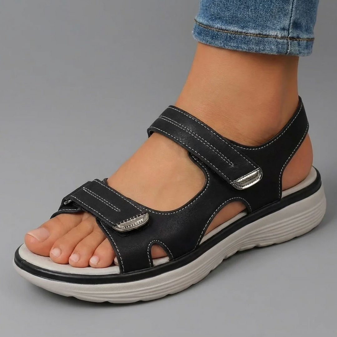 ⚡ Sommeraktion – 50 % Rabatt 🔥 Damen Komfort-Sandalen mit weicher, dämpfender Sohle und optimalem Tragekomfort