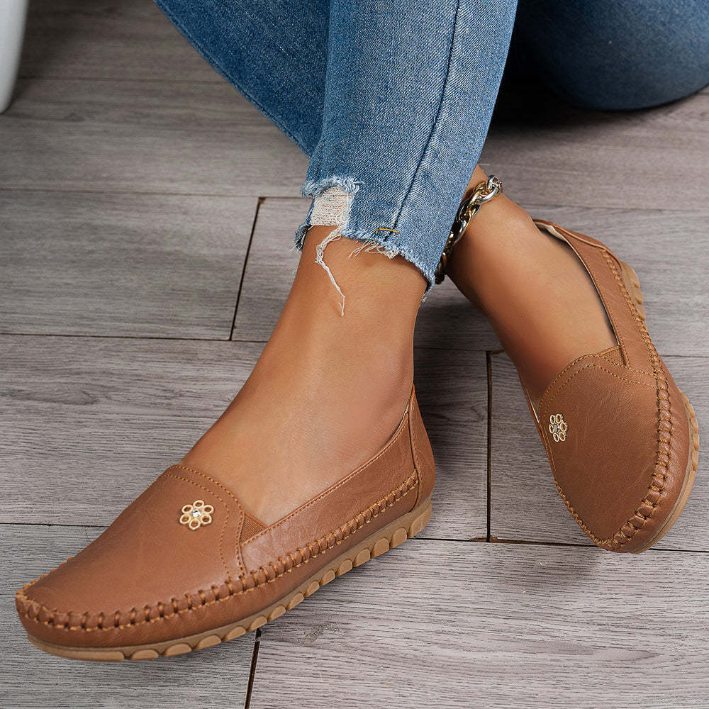 ✨Orthopedic leather shoes, Lightweight, Anti-Slip, Breathable for Women