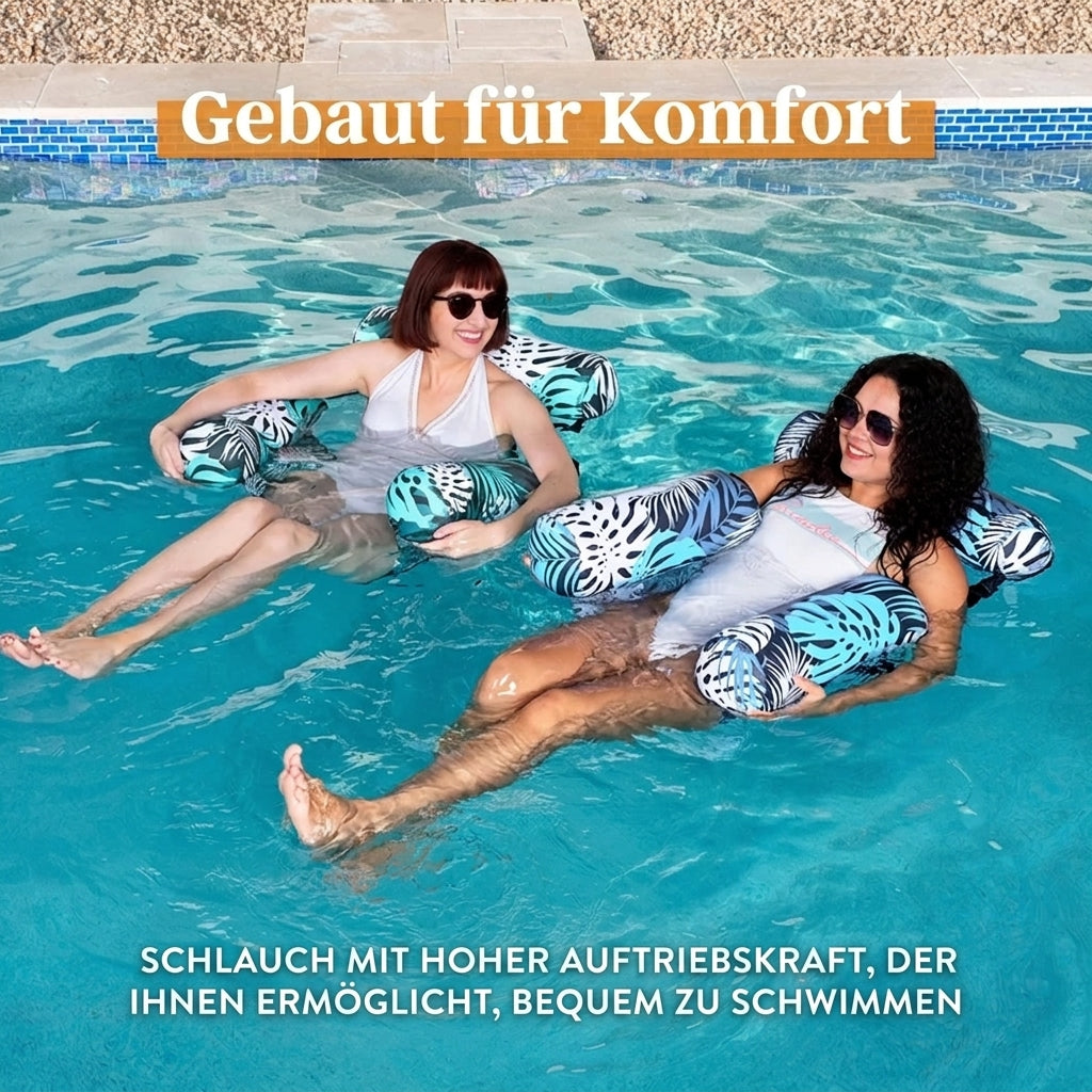 ⏳ Nur für kurze Zeit ⚡ Aufblasbarer Schwimmsessel für den Pool – Entspannen & Sommer genießen 🏊‍♀️☀️