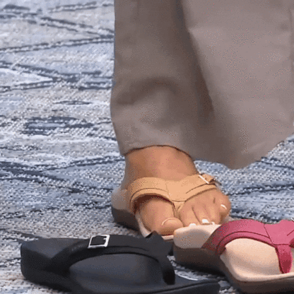 🏰Last Day Promotion 60% OFF - Orthopedic Arch Support Flip Flops ✅Feel Pain-Free and Light on Your Feet All Day Long
