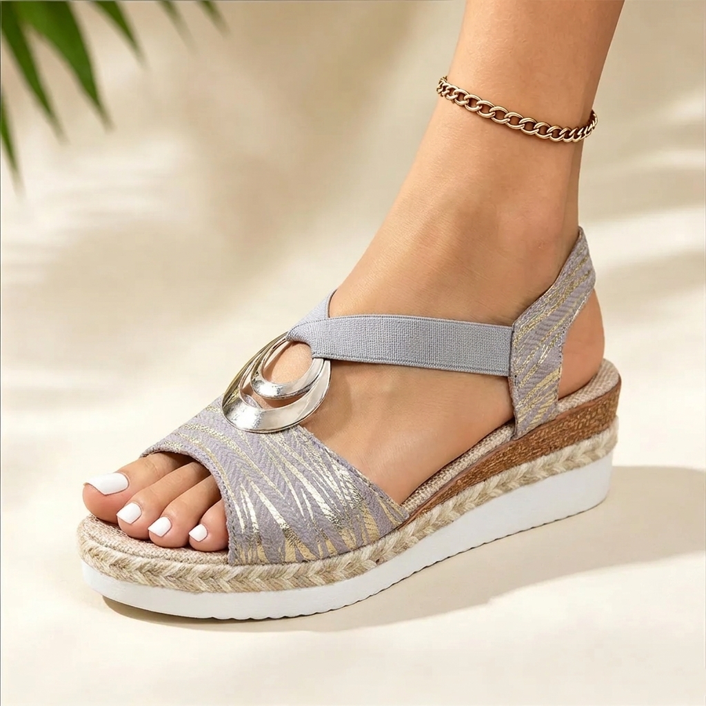 ☀️𝐋𝐄𝐓𝐙𝐓𝐄𝐑 𝐓𝐀𝐆: 𝟖𝟎 %-𝐑𝐀𝐁𝐀𝐓𝐓⚡: Bequeme Damen-Sandalen mit Metallschnalle & weicher Sohle