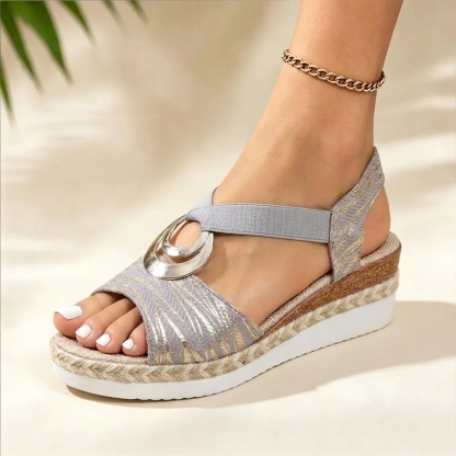 ☀️𝐋𝐄𝐓𝐙𝐓𝐄𝐑 𝐓𝐀𝐆: 𝟖𝟎 %-𝐑𝐀𝐁𝐀𝐓𝐓⚡: Bequeme Damen-Sandalen mit Metallschnalle & weicher Sohle