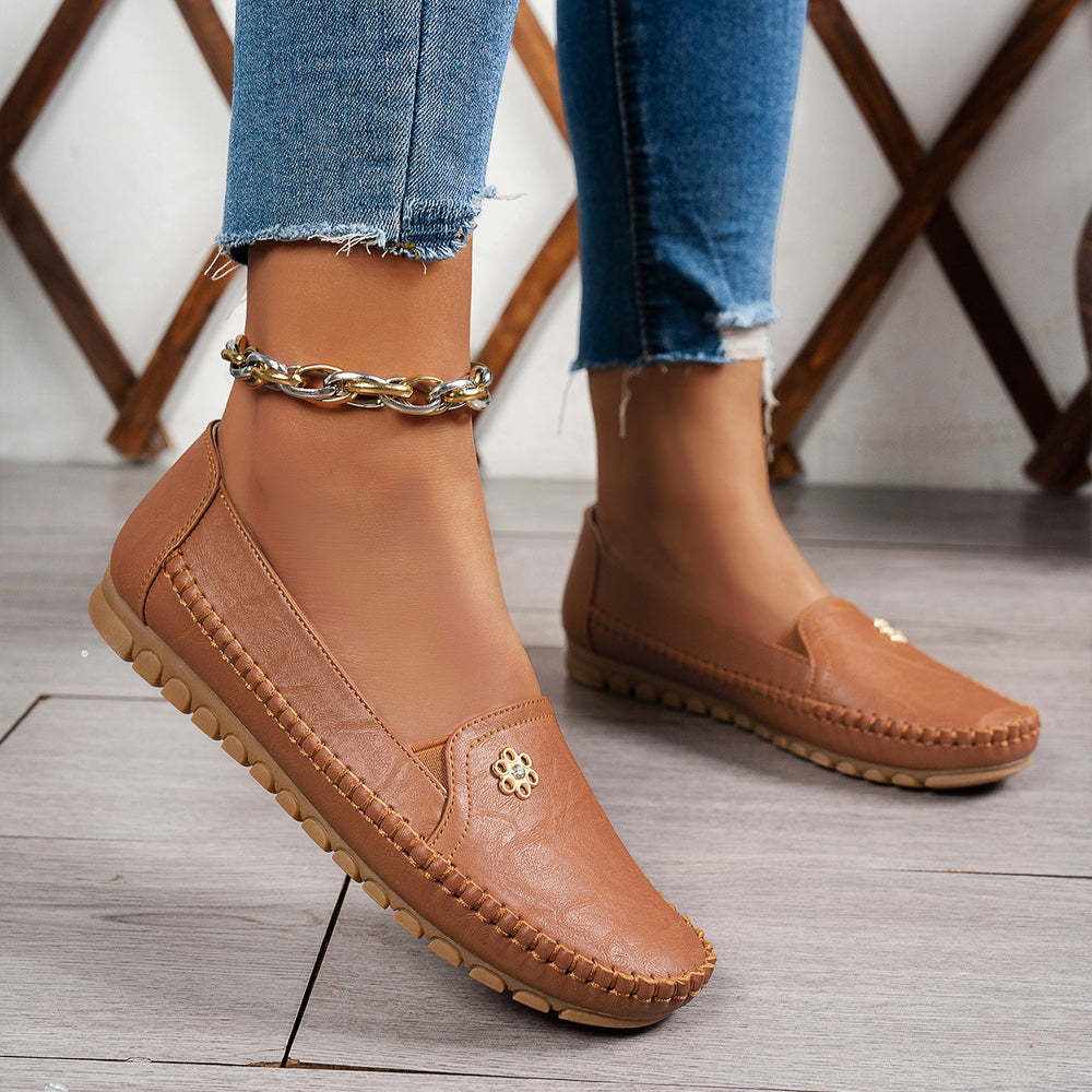 ✨Orthopedic leather shoes, Lightweight, Anti-Slip, Breathable for Women