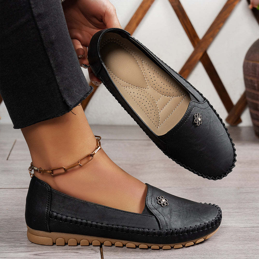 ✨Orthopedic leather shoes, Lightweight, Anti-Slip, Breathable for Women