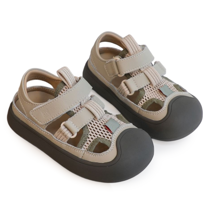 🔥 Barefoot Children's Closed Toe Breathable Summer Shoes with Scratch, Wide Toe and Zero Drop Sandals