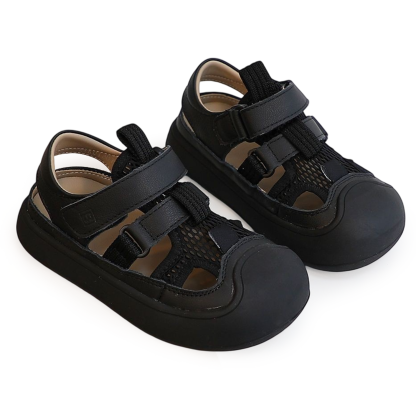 🔥 Barefoot Children's Closed Toe Breathable Summer Shoes with Scratch, Wide Toe and Zero Drop Sandals
