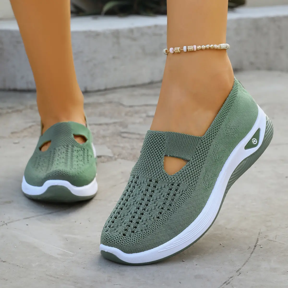 Atmungsaktive Komfort-Sneaker für Damen – leicht & bequem zum Hineinschlüpfen